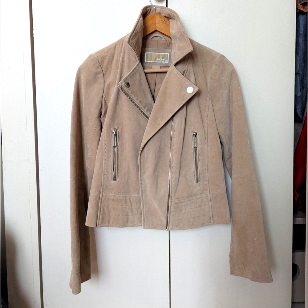 Michael Kors genuine suede jacket